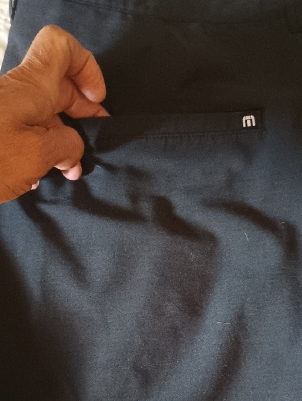Travis Mathew Men's-Style Black Bermuda Shorts - Picture 4 of 6